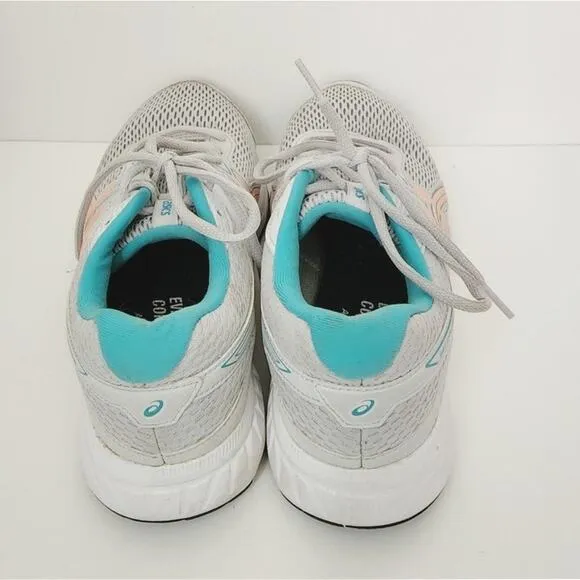 Asics Womens Gel Contend 6 1012A571 Gray Running Shoes Sneakers Size 8