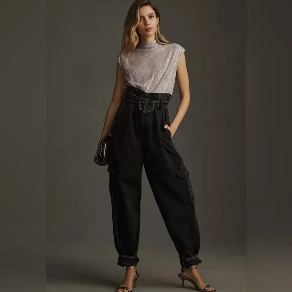 ASKK NY High-Rise Cargo Pants | Size 29 | NWT | Anthropologie