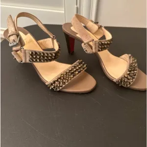 Authentic Christian Louboutin Bikee Bike two strap sandals. Size 37