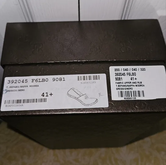 Authentic Gucci Black and Cream Women's Espadrilles