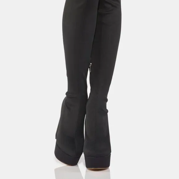 AZALEA WANG NOTHIN BASIC BOUT THIS OVER THE TOP  Thigh High  ( BRAND NEW !!! )
