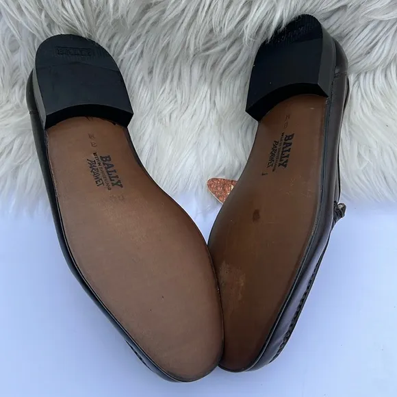 BALLY OF SWITZERLAND Men's “Mathew” Slip on Brown Loafers Size: 8M nwt