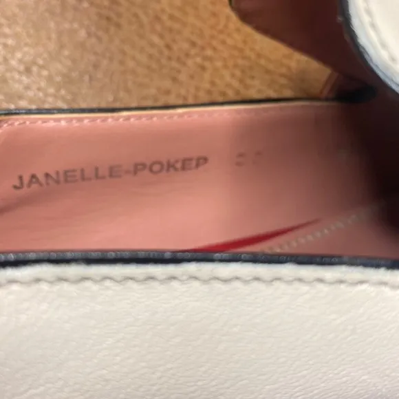 Bally Switzerland Janelle Poker Women’s Cream Colored Loafer- Size 38 US…