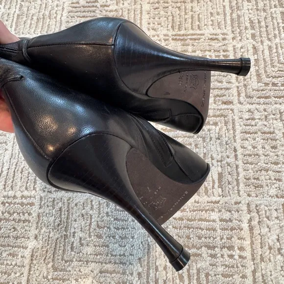 Banana Republic Black Leather Knee High Boots‎ Size 7.5