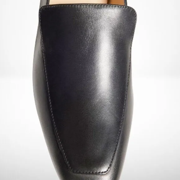 Banana Republic Italian Black Leather Loafers - Size: 6