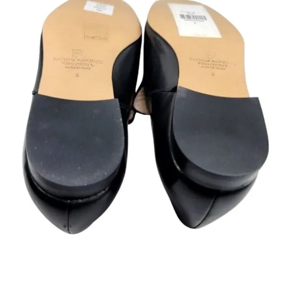 Banana Republic Italian Black Leather Loafers - Size: 6