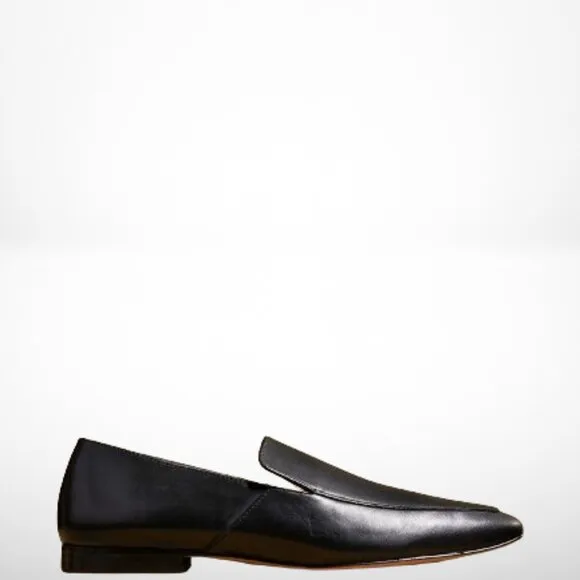 Banana Republic Italian Black Leather Loafers - Size: 6