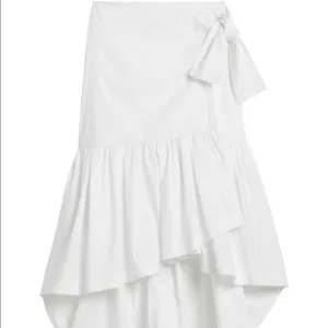 Banana Republic Poplin Ruffle Wrap Skirt