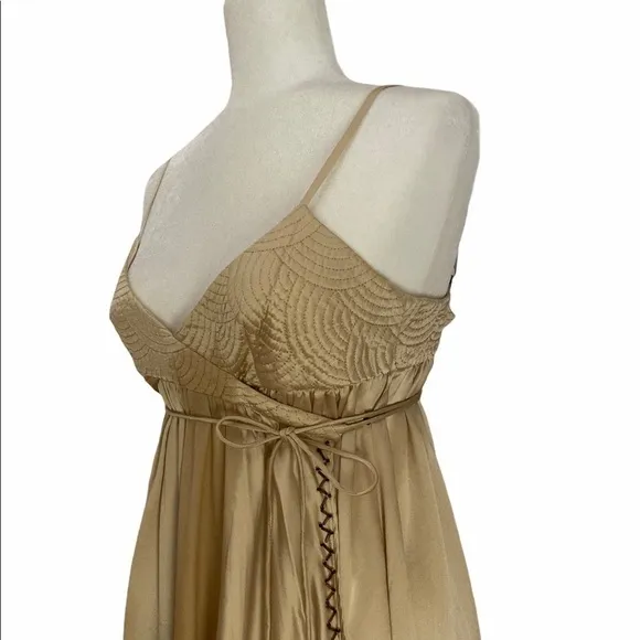 Barbara Bui 100% Silk Beaded Wrap Dress