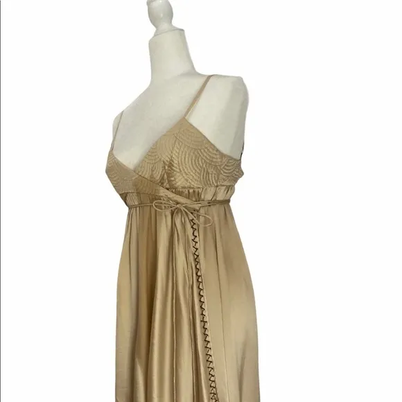 Barbara Bui 100% Silk Beaded Wrap Dress