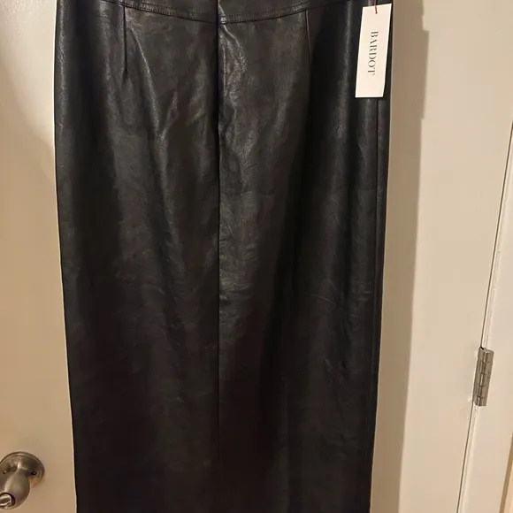 Bardot Faux Leat Skirt