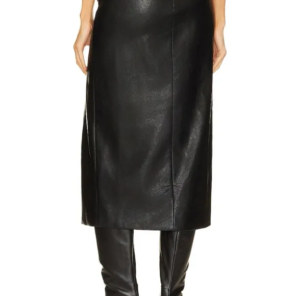 Bardot Faux Leat Skirt