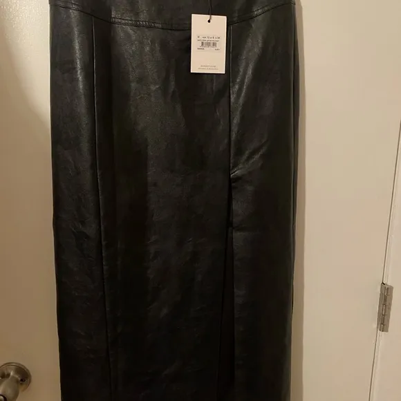 Bardot Faux Leat Skirt