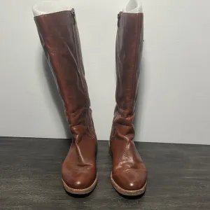 Bass Brown Leather Knee-High Boots