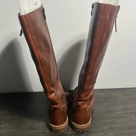 Bass Brown Leather Knee-High Boots