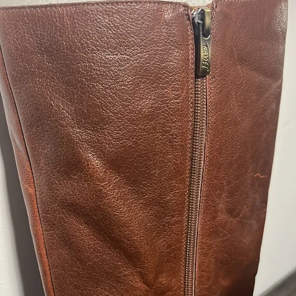 Bass Brown Leather Knee-High Boots