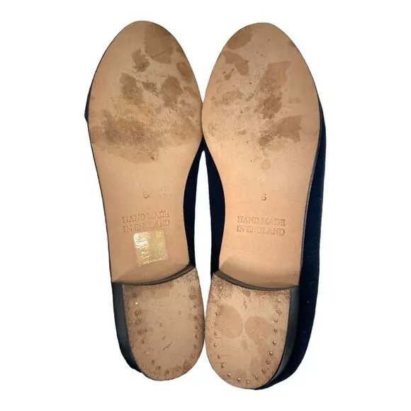BERK Blue Velvet Embroidered CROWN “G” Loafers Slippers - UK 6 / US 8.5