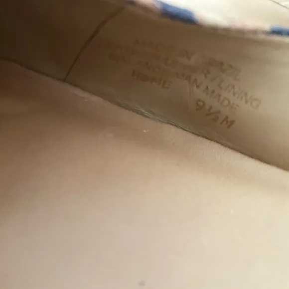 BERNARDO Eloisa Sand Cheetah Kid Suede Bow Detail Round Toe Ballet Flats SZ 9.5M