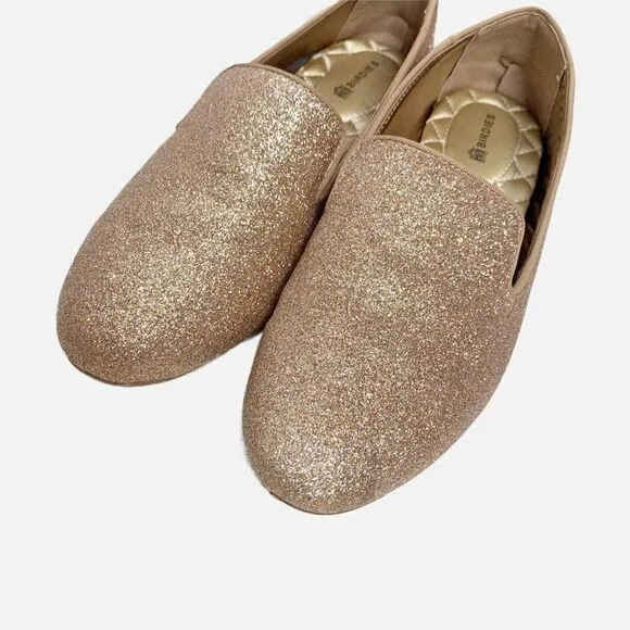 Birdies The Starling Loafers in Gold Dust Glitter Holiday 2019 Women’s Size 6.5