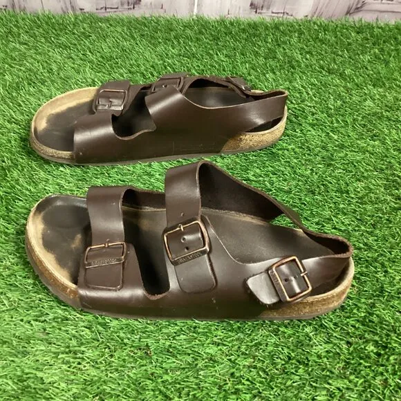 Birkenstock Arizona Nubuck Leather Sandals 45