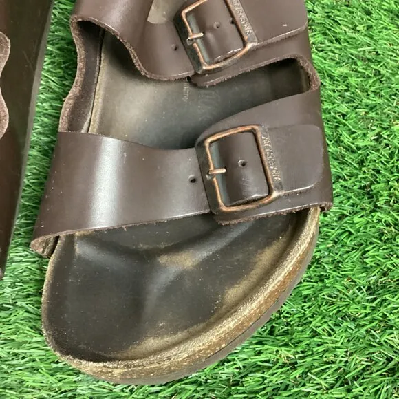 Birkenstock Arizona Nubuck Leather Sandals 45