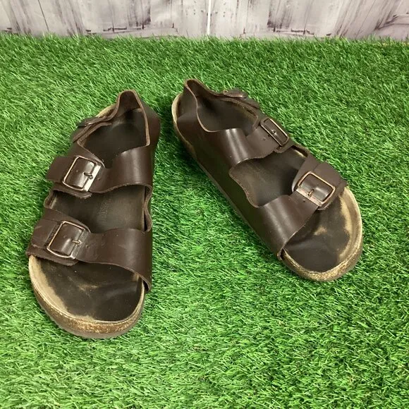 Birkenstock Arizona Nubuck Leather Sandals 45