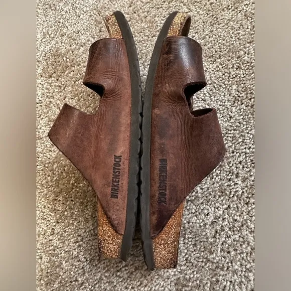 birkenstock ARIZONA SOFT (OILED LEATHER) Double Strap Sandals