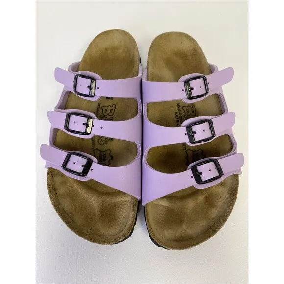 Birkenstock Birki’s Riviera Triple (3) Strap Sandals Pale Purple US 5.5-6 EU 36