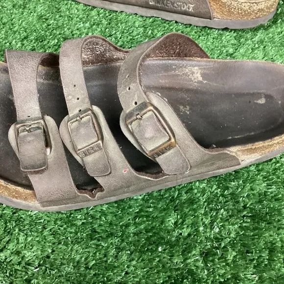 Birkenstock Brown Sandals Triple Strap 39