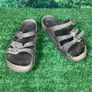 Birkenstock Brown Sandals Triple Strap 39
