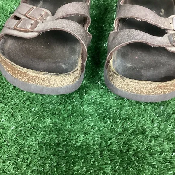 Birkenstock Brown Sandals Triple Strap 39
