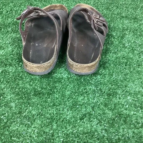 Birkenstock Brown Sandals Triple Strap 39