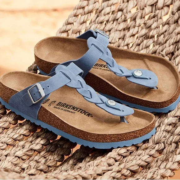 Birkenstock Gizeh braided-strap sandals Oiled Leather NEW