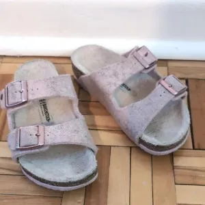 Birkenstock Kids Arizona Rivet Wool Felt Two Strap Sandals Shoes Size 30