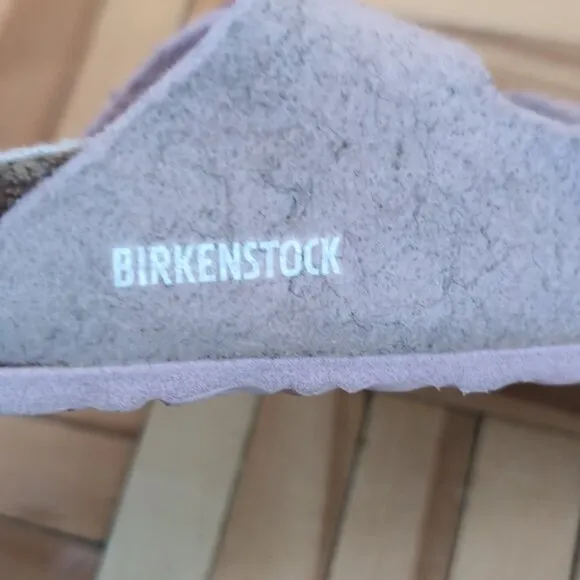 Birkenstock Kids Arizona Rivet Wool Felt Two Strap Sandals Shoes Size 30