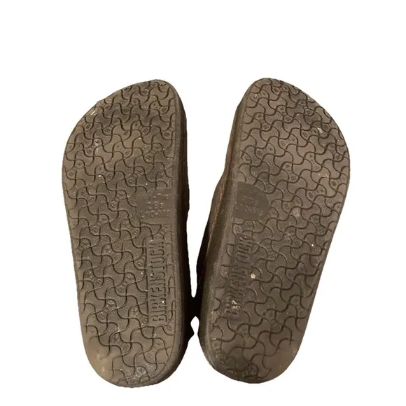 Birkenstock Tatami Sandal Slide Men's EU 41 US 8  Brown Leather Double Strap
