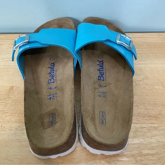 Birkenstocks Betula Blue Sandals One Strap Adjustable Women’s Size 10