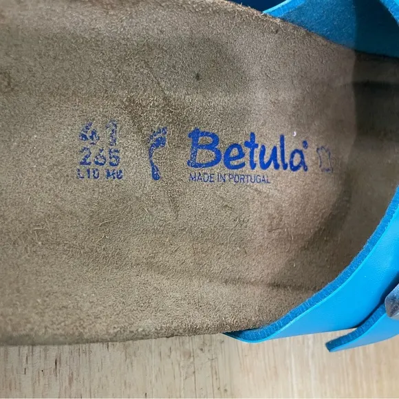 Birkenstocks Betula Blue Sandals One Strap Adjustable Women’s Size 10