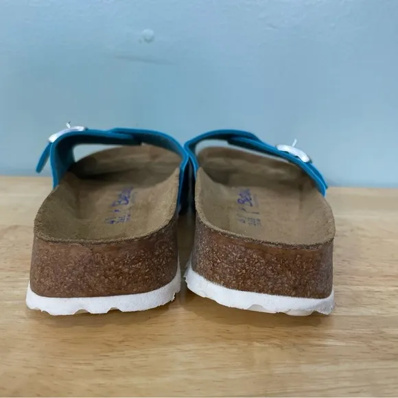 Birkenstocks Betula Blue Sandals One Strap Adjustable Women’s Size 10