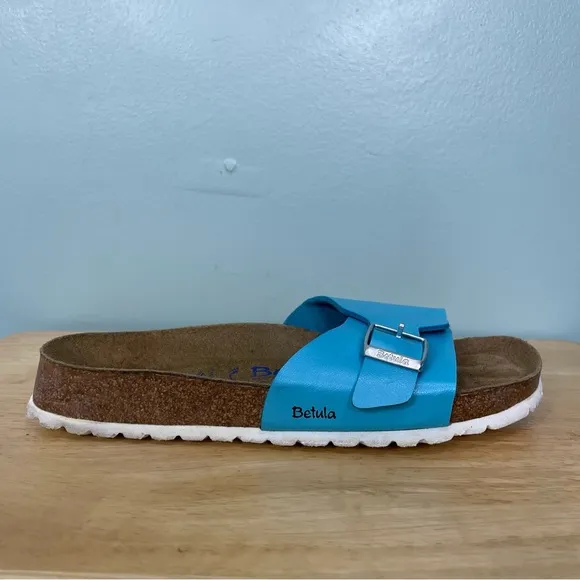 Birkenstocks Betula Blue Sandals One Strap Adjustable Women’s Size 10