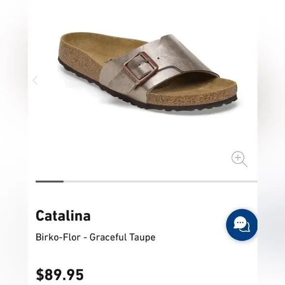 Birkenstocks Catalina slide on sandals. 41/10