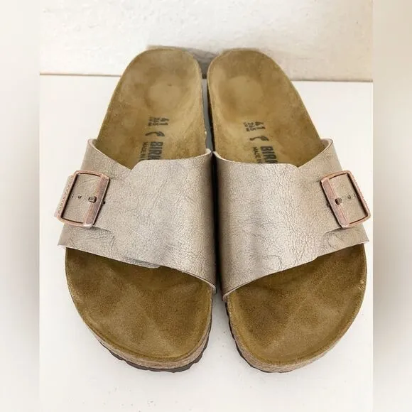 Birkenstocks Catalina slide on sandals. 41/10