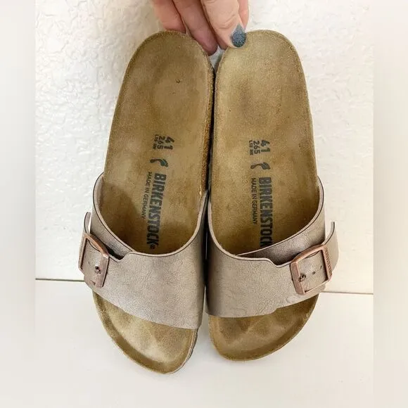 Birkenstocks Catalina slide on sandals. 41/10