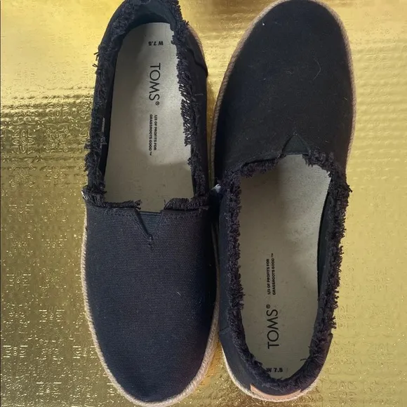 Black Casual Espadrilles