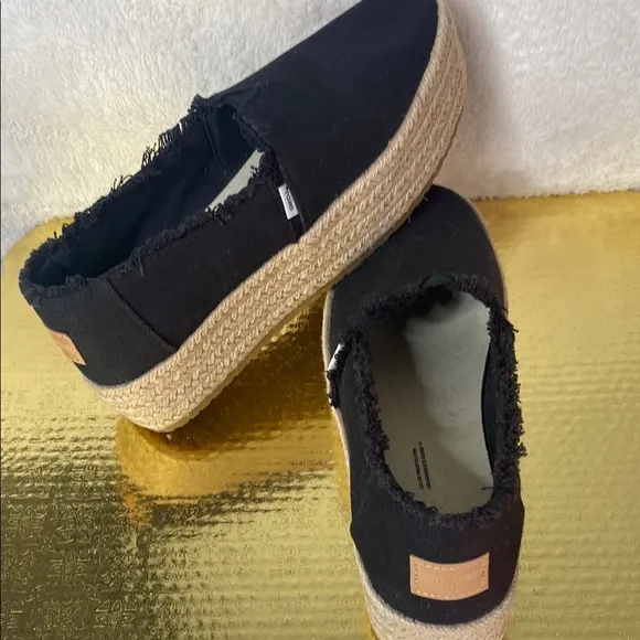 Black Casual Espadrilles