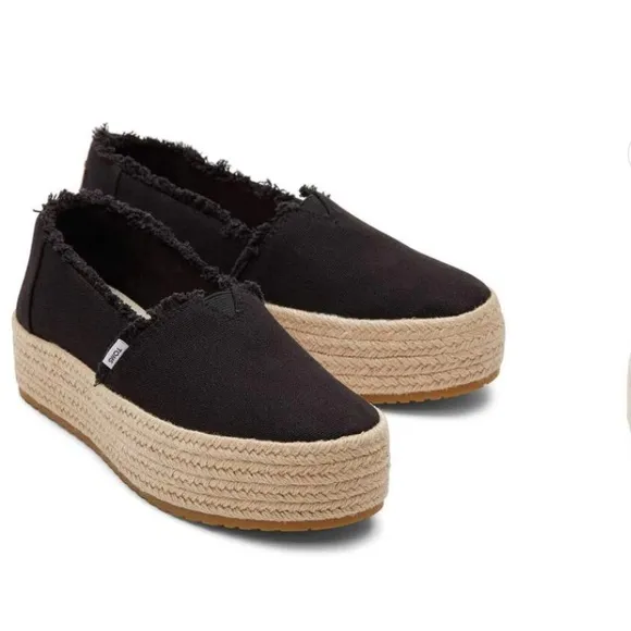 Black Casual Espadrilles