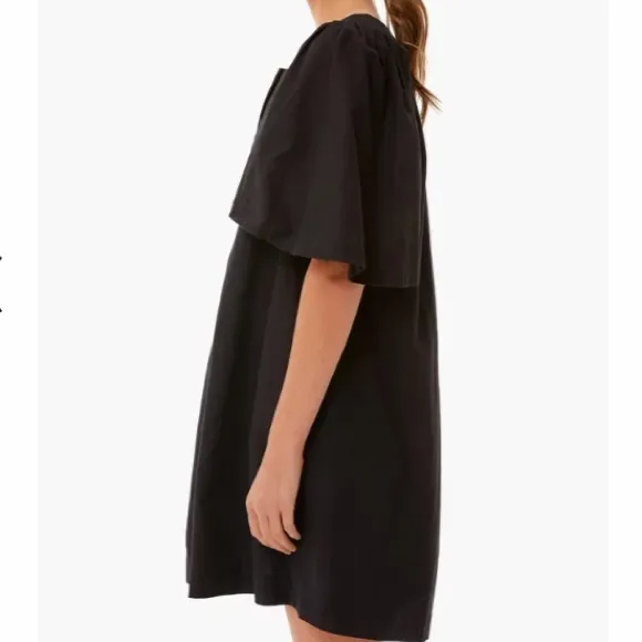 Black Finley Flutter Sleeve DressPOMANDER PLACE