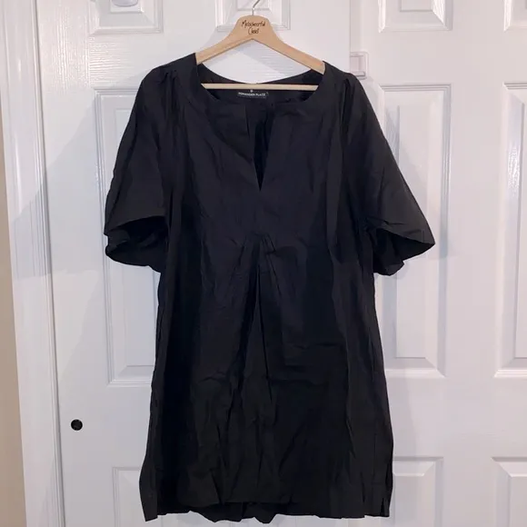 Black Finley Flutter Sleeve DressPOMANDER PLACE