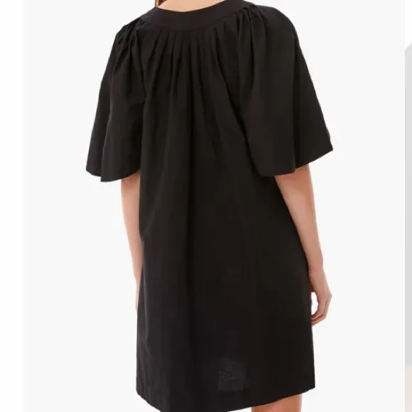 Black Finley Flutter Sleeve DressPOMANDER PLACE
