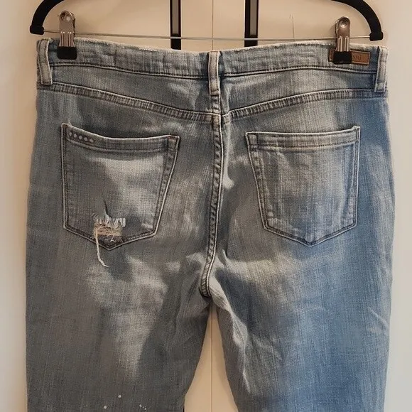 Blank NYC Skinny Classique Splatter Distressed Jeans size 31